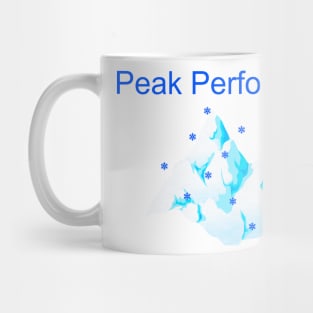 Mountain and snow Peak Performer Mug